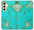 S2377 Turquoise Gemstone Texture Graphic Printed Case For Samsung Galaxy S24 FE