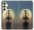 S2897 Pirate Ship Moon Night Case For Samsung Galaxy S24 FE