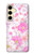 S3036 Pink Sweet Flower Flora Case For Samsung Galaxy S24 FE