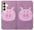 S3269 Pig Cartoon Case For Samsung Galaxy S24 FE