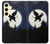 S3323 Flying Elephant Full Moon Night Case For Samsung Galaxy S24 FE