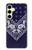 S3357 Navy Blue Bandana Pattern Case For Samsung Galaxy S24 FE