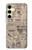 S3819 Retro Vintage Paper Case For Samsung Galaxy S24 FE