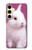S3870 Cute Baby Bunny Case For Samsung Galaxy S24 FE
