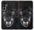 S2823 Black Wolf Blue Eyes Face Case For Samsung Galaxy A16 5G