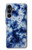 S3439 Fabric Indigo Tie Dye Case For Samsung Galaxy A16 5G