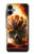 S0863 Hell Fire Skull Case For Samsung Galaxy A06