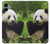 S1073 Panda Enjoy Eating Case For Samsung Galaxy A06