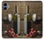 S1316 Grapes Bottle and Glass of Red Wine Case For Samsung Galaxy A06