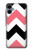 S1849 Pink Black Chevron Zigzag Case For Samsung Galaxy A06