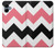 S1849 Pink Black Chevron Zigzag Case For Samsung Galaxy A06