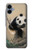 S2210 Panda Fluffy Art Painting Case For Samsung Galaxy A06