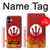 S2803 Fire Red Devil Spear Symbol Case For Samsung Galaxy A06
