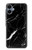 S2895 Black Marble Graphic Printed Case For Samsung Galaxy A06