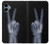 S3101 X-ray Peace Sign Fingers Case For Samsung Galaxy A06