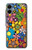 S3281 Colorful Hippie Flowers Pattern Case For Samsung Galaxy A06