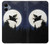 S3289 Flying Pig Full Moon Night Case For Samsung Galaxy A06