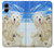 S3794 Arctic Polar Bear and Seal Paint Case For Samsung Galaxy A06