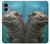 S3871 Cute Baby Hippo Hippopotamus Case For Samsung Galaxy A06