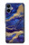 S3906 Navy Blue Purple Marble Case For Samsung Galaxy A06