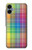 S3942 LGBTQ Rainbow Plaid Tartan Case For Samsung Galaxy A06