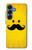 S1145 Yellow Mustache Sun Case For Samsung Galaxy S25