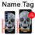 S1286 Diamond Skull Case For Samsung Galaxy S25