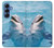 S1291 Dolphin Case For Samsung Galaxy S25