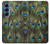 S1965 Peacock Feather Case For Samsung Galaxy S25