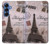 S2211 Paris Postcard Eiffel Tower Case For Samsung Galaxy S25