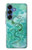 S2653 Dragon Green Turquoise Stone Graphic Case For Samsung Galaxy S25