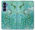 S2653 Dragon Green Turquoise Stone Graphic Case For Samsung Galaxy S25
