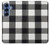 S2842 Black and White Buffalo Check Pattern Case For Samsung Galaxy S25