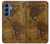 S2861 Antique World Map Case For Samsung Galaxy S25