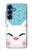 S3542 Cute Cat Cartoon Case For Samsung Galaxy S25