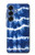 S3671 Blue Tie Dye Case For Samsung Galaxy S25