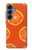 S3946 Seamless Orange Pattern Case For Samsung Galaxy S25