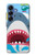 S3947 Shark Helicopter Cartoon Case For Samsung Galaxy S25