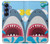 S3947 Shark Helicopter Cartoon Case For Samsung Galaxy S25