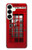 S0058 British Red Telephone Box Case For Samsung Galaxy S25 Plus
