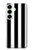 S2297 Black and White Vertical Stripes Case For Samsung Galaxy S25 Plus