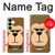 S2721 Cute Grumpy Monkey Cartoon Case For Samsung Galaxy S25 Plus