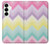 S3514 Rainbow Zigzag Case For Samsung Galaxy S25 Plus
