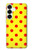 S3526 Red Spot Polka Dot Case For Samsung Galaxy S25 Plus