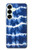 S3671 Blue Tie Dye Case For Samsung Galaxy S25 Plus