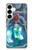 S3912 Cute Little Mermaid Aqua Spa Case For Samsung Galaxy S25 Plus