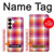 S3941 LGBT Lesbian Pride Flag Plaid Case For Samsung Galaxy S25 Plus