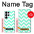 S1723 Mint Chevron Zigzag Case For Samsung Galaxy S25 Ultra