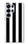 S2297 Black and White Vertical Stripes Case For Samsung Galaxy S25 Ultra