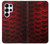 S2879 Red Arowana Fish Scale Case For Samsung Galaxy S25 Ultra